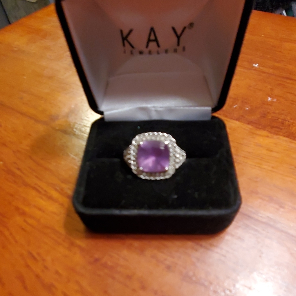 Sofia Vergara by kay jewelers amethyst ring